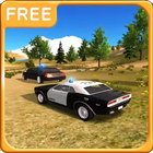New Police Car Offroad simulator Driving icône