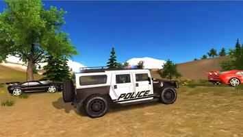 New Police Car Offroad simulator Driving poster