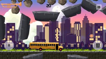 School Bus Hill Climb Driver постер