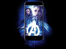 Avengers Infinity War Lock Screen تصوير الشاشة 3