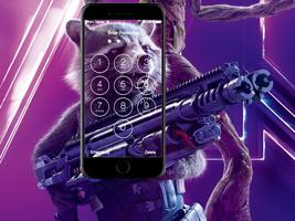 Avengers Infinity War Lock Screen تصوير الشاشة 1