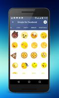 Emojis for facebook capture d'écran 2