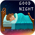Good night (Stickers, SMS and Gif) icône