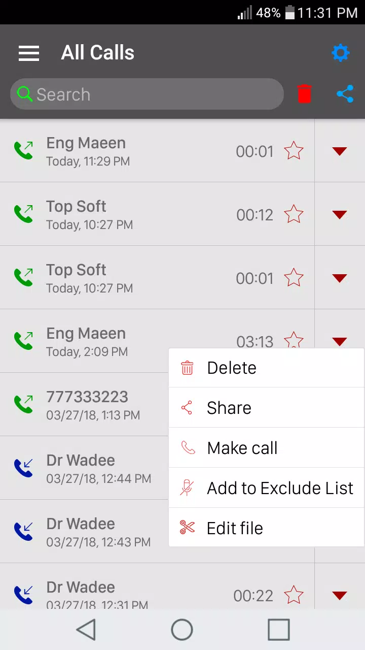 Call Recorder PRO - Whit Show contact name Latest Version 2.0 for Android