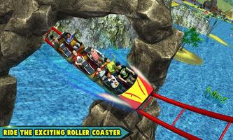 Theme Park Roller Coaster Ride ภาพหน้าจอ 1