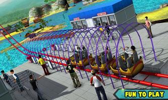 Theme Park Roller Coaster Ride capture d'écran 3