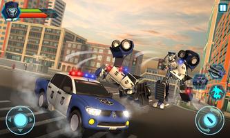 Cop Robot 3D - US Police Transform ảnh chụp màn hình 1