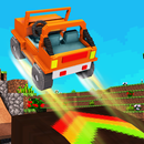 Blocky Car Stunts : Impossible Tracks APK