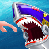 Robot Sea Shark Simulator أيقونة
