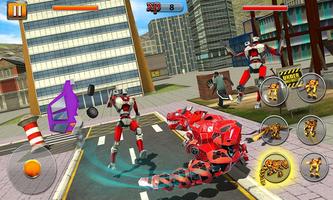 Scary Dino Robot 3D : City Battle 2018 ảnh chụp màn hình 1