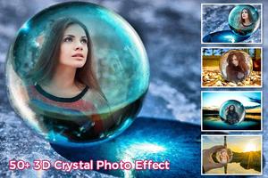 3D Crystal Photo Effects Affiche