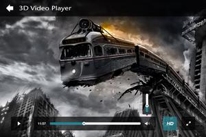 3D HD Video Player Affiche