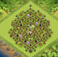 TopTownHall 11 TrophyBaseMap Affiche