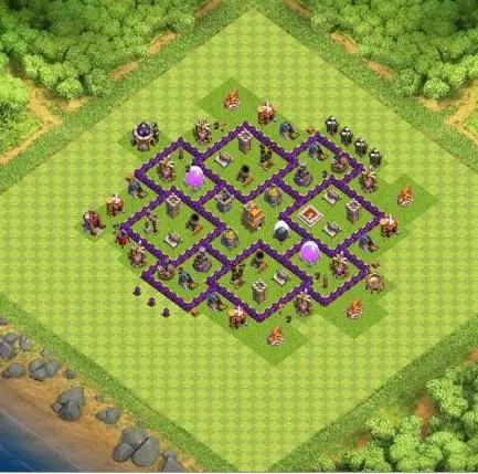 Best Map Town Hall 7 Top Town Hall 7 Trophy Basemap For Android - Apk Download