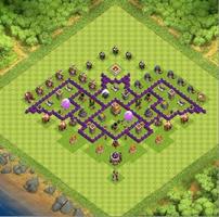 Top Town Hall 7 Trophy BaseMap 스크린샷 1