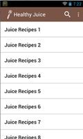 Healthy Juice Recipes capture d'écran 1