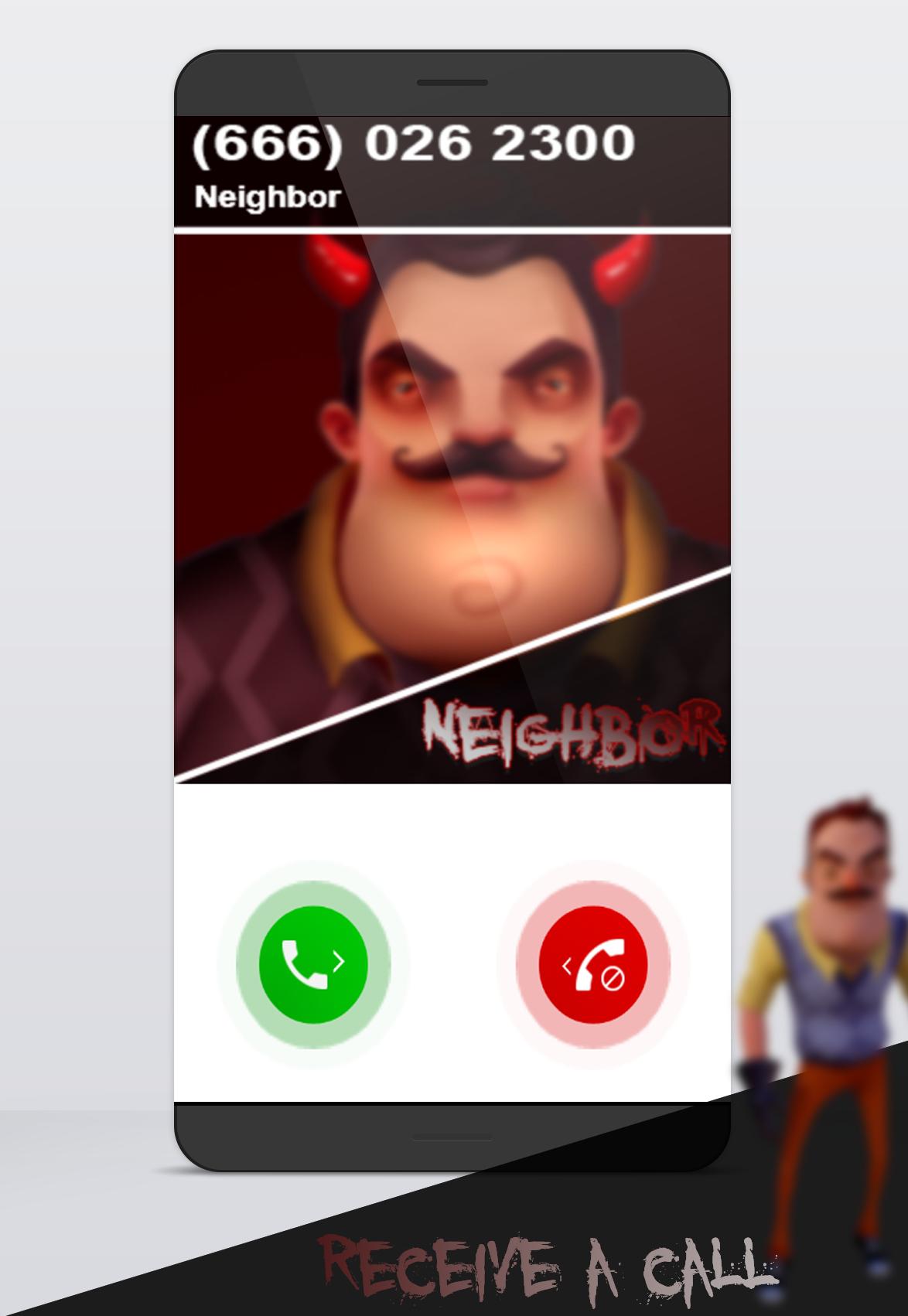 Call From Scary Hello Neighbor For Android Apk Download - ipod 666 roblox