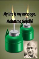 Mahatma Gandhi QuotesWallpaper اسکرین شاٹ 1