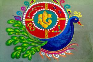Rangoli Design Wallpaper اسکرین شاٹ 2