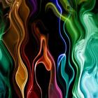 Beautiful color smoke ikona