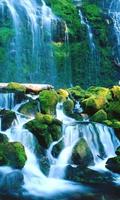 Large cascade live wallpaper plakat