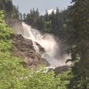 Waterfall at sunset APK