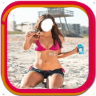 Photo editor bikini frames icône