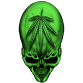 Skull marijuana Storm 3D LWP simgesi