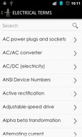 برنامه‌نما Electrical Terms عکس از صفحه