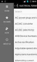 برنامه‌نما Electrical Terms عکس از صفحه