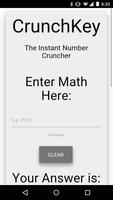 CrunchKey - Text Calculator پوسٹر