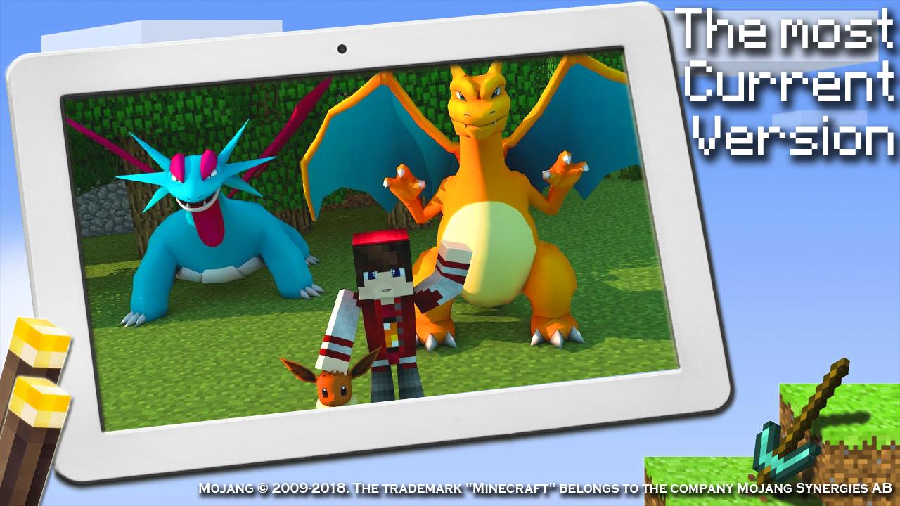 Pokecraft New Pixelmon Mod for MCPE APK برای دانلود اندروید