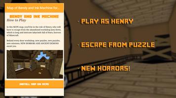 Map of Bendy and Machine for MCPE captura de pantalla 1