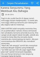 Cerpen Persahabatan dan Cinta Ekran Görüntüsü 3