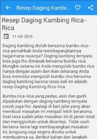 Resep Daging Kambing Qurban screenshot 1