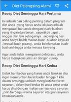 Diet Pelangsing Alami screenshot 3