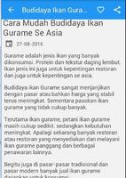 Budidaya Ikan Gurame capture d'écran 1