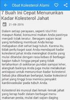 Obat Kolesterol Alami screenshot 1