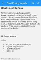 Obat Pusing Kepala imagem de tela 1