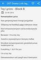 برنامه‌نما OST Drama Korea  Lirik lagu عکس از صفحه