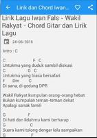 Lirik Chord Iwan Fals Mania 截圖 1