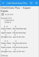 Lirik Chord Koes Plus اسکرین شاٹ 2