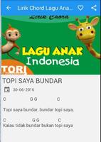 Lirik Chord Lagu Anak Indonesia screenshot 1