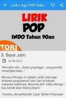 Lagu POP Indonesia Tahun 90an capture d'écran 2