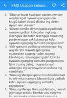 SMS Ucapan Lebaran Basa Jawa تصوير الشاشة 3