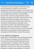 Sejarah Kemerdekaan Indonesia پوسٹر
