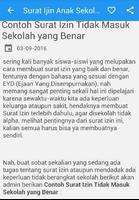 Surat IzinTidak Masuk Sekolah 截图 2