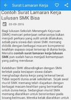 Surat Lamaran Kerja تصوير الشاشة 2