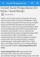 Surat Pengunduran Diri gönderen