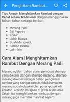 برنامه‌نما Menghitamkan Rambut Alami عکس از صفحه